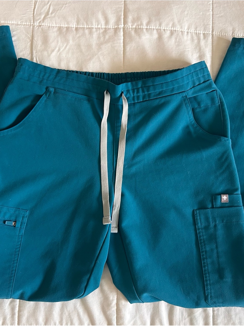 FIGS Technical Collection Yola Scrub Pants Pacific Blue XS